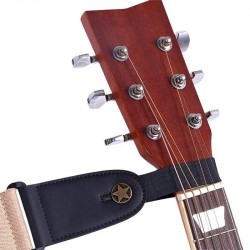 Guitar Headband Removable Steel-string Acoustic Guitar Bass Electric Guitar Head Fixing Belt Buckle Strap Accessories TMZ