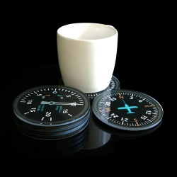 Set of 6 Cool Aviation Coasters