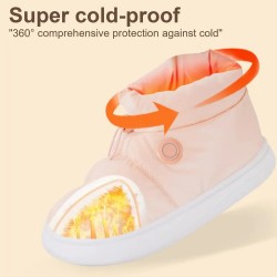 Non-Slip Electric Foot Warmer Shoes for Cold Days & Winter