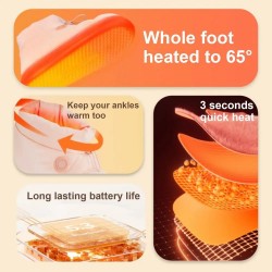 Heated Foot Warmer Shoes Non-Slip Electric Foot Warmer For Shoes Winter Must Have Heated Shoes For Home Offices Dorm Apartment