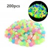 200Pcs/pack Luminous Stones Outdoor Fish Tank Decoration Aquarium Yard Decor