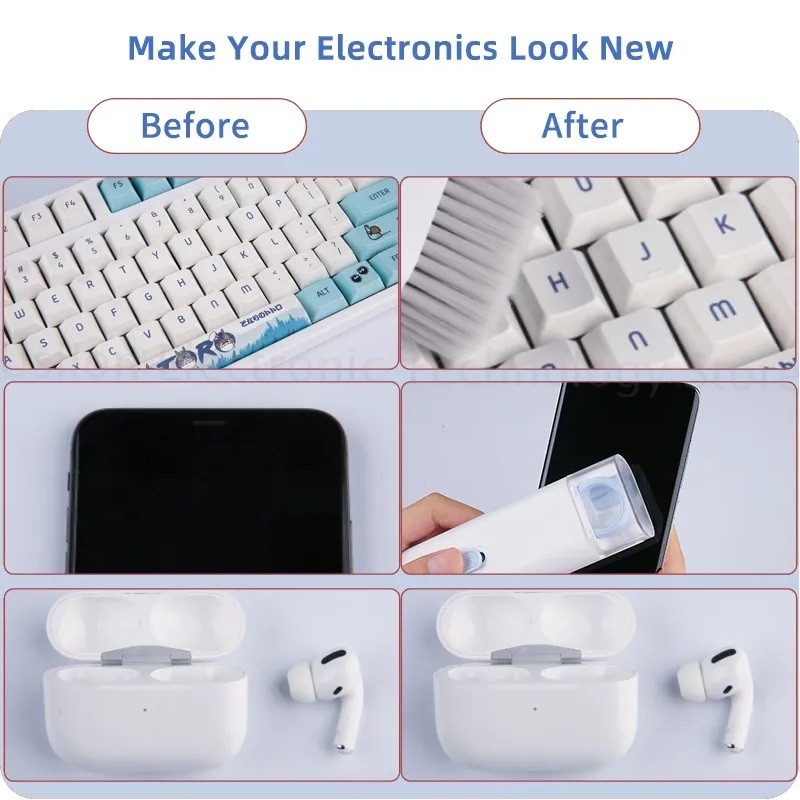 7-in-1 Computer Keyboard Phone & Tablet Cleaning Tools Cleaner Kit