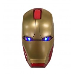 Cool Wireless Iron Man Mouse Mice Ergonomic 2.4g Portable Mobile Computer Click Optical Usb Receiver For Pc Laptop Mac Book Toys