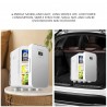 15 Liter Car/Home Dual Core Freezing/Heating Fridge for Home, Travel & Camping