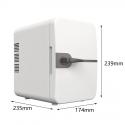 Mini Freestanding Beverage Refrigerator Cooler for Camping, Bar & Home