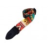 Fashion Retro Ethnic Style Guitar Strap Adjustable Leather Strap for Folk Guitar Electric Guitar Bass Ukulele Guitar Accessories