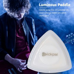 Touch Luminous Glowing Guitar Plectrum/Pick with LED Light