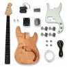 PB Bass Guitar Kit with all accessories Maple JB Bass Guitar neck 21 Fred Electric Bass Semi-finished Electric Guitar DIY guitar