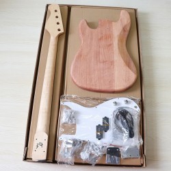 PB & JB DIY Electric Bass Guitar Kit with All Accessories Included