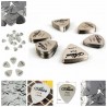 5Pcs/10Pcs Metal Guitar Picks Durable Professional Bass Ukelele Guitar Picks Electric Guitarra Accesorios