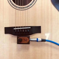 Classical Folk Acoustic Guitar Pickup Tuner System No Drilling Mounting Professional Acoustic Guitar Transducer Amplifier