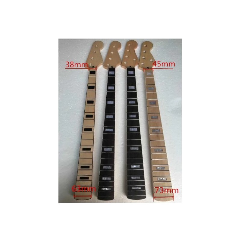 4\5 String Electric Bass Guitar DIY/Replacement Head & Neck