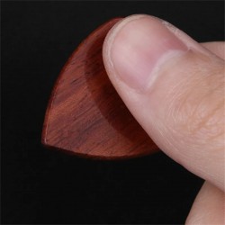 1 Wooden Guitar Pick For Ukulele, Electric, Acoustic, or Bass Guitar