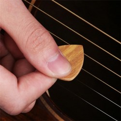 1 Wooden Guitar Pick For...