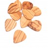 1 Wooden Guitar Pick For Ukulele, Electric, Acoustic, or Bass Guitar