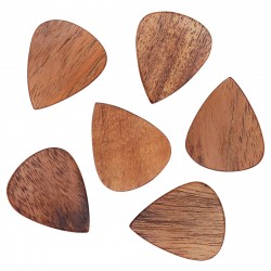 1 Wooden Guitar Pick For Ukulele, Electric, Acoustic, or Bass Guitar