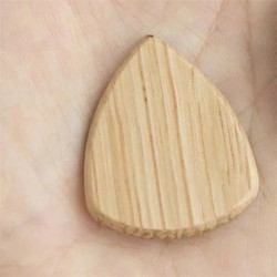 1 Wooden Guitar Pick For Ukulele, Electric, Acoustic, or Bass Guitar