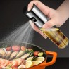 Stainless Steel Oil Press Spray Glass Bottle for Kitchen & Restaurant Cooking