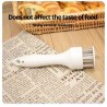 White Handheld Meat Needle Hammer Tenderizer