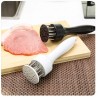 White Handheld Meat Needle Hammer Tenderizer