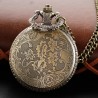 Exquisite High Quality Steel Classic Playing Card Casino Quartz Pocket Watch