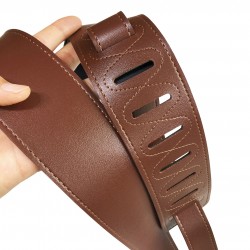 PU Leather Guitar Strap Adjustable Belt for Electric Acoustic Guitar Bass