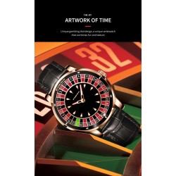 Mechanical Casino Style Automatic Watch