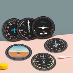 Set of 6 Cool Aviation Coasters