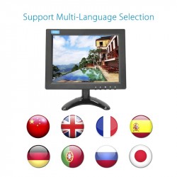 10 Inch Computer Monitor 1024*768 4:3 Ratio IPS LCD Display