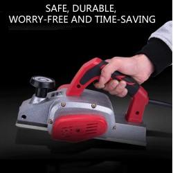 220V/1600W Portable Multifunctional Woodworking Flip-Chip Electric Dual-Purpose Bakelite Planer Small Household Electric Planer