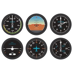 Set of 6 Cool Aviation...