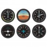 Set of 6 Cool Aviation Coasters