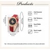 Women Luxury Watch Ring Necklace Earrings Rhinestone Butterfly Fashion Wristwatch Female Casual Ladies Watches Set Clock