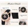 Women Luxury Watch Ring Necklace Earrings Rhinestone Butterfly Fashion Wristwatch Female Casual Ladies Watches Set Clock