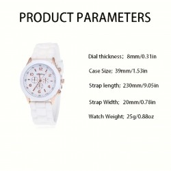 5PCS Set Luxury Watch Women Ring Necklace Earrings Rhinestone Fashion Wristwatch Female Casual Ladies Watches Bracelet Set Clock