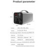 180 Watt Portable Outdoor Inverter 110/220V AC USB C Inverter