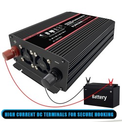 Pure Sine Wave Inverter DC 12V TO AC 220V Voltage Transformer/Inverter for Car Outdoor Camping