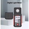 Lux Digital Luminescence Light Meter with Ambient Humidity and Temperature Tester