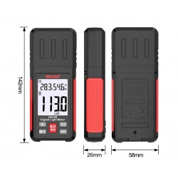 Lux Digital Luminescence Light Meter with Ambient Humidity and Temperature Tester