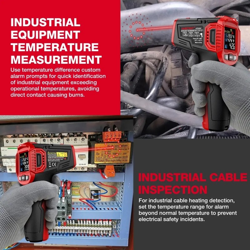 Digital Non-Contact IR Laser Thermometer Gun