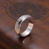 Great Wall Pattern Double Layer Rotatable Closed Vintage Ring Jewelry