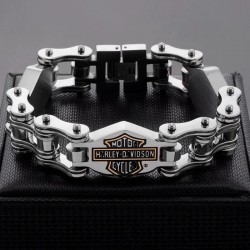 Fashion Style Stainless Steel Motorcycle Bracelet