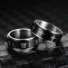 Anxiety Fidget Spinner Rings with Butterfly or Cross Patterns Jewelry