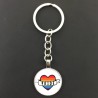 Fashion Love is Love Rainbow Support and Pride Car Keychain Jewelry