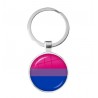 Silver Colored Pride Support Keychain/Keyring