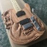 Gorgeous Carved Electric Guitar with Closed Pickups