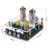 Upgraded 6A2 Tube Audio Pre-amplifier Speaker Sound Home Theater DIY