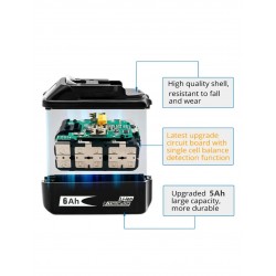 18V Li-Ion Rechargeable Battery for Power Tools