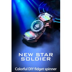 Light Effect Combinations Fidget Spinner Metal Toys For Stress Relief