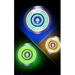 Light Effect Combinations Fidget Spinner Metal Toys For Stress Relief